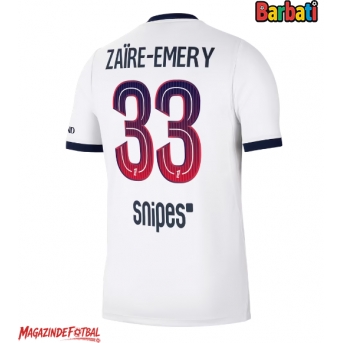 Paris Saint-Germain Warren Zaire-Emery #33 Tricou Fotbal Replică 2026-27 Barbati Deplasare
